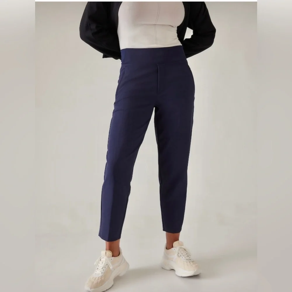 Athleta Navy Blue Endless Women's Pants - Picture 1 of 7